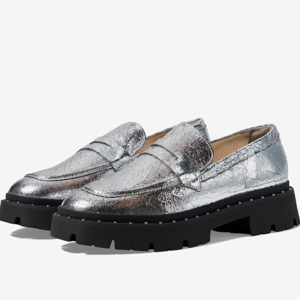 Schutz Christie Glam Penny Loafer (Women) Size 8 1/2